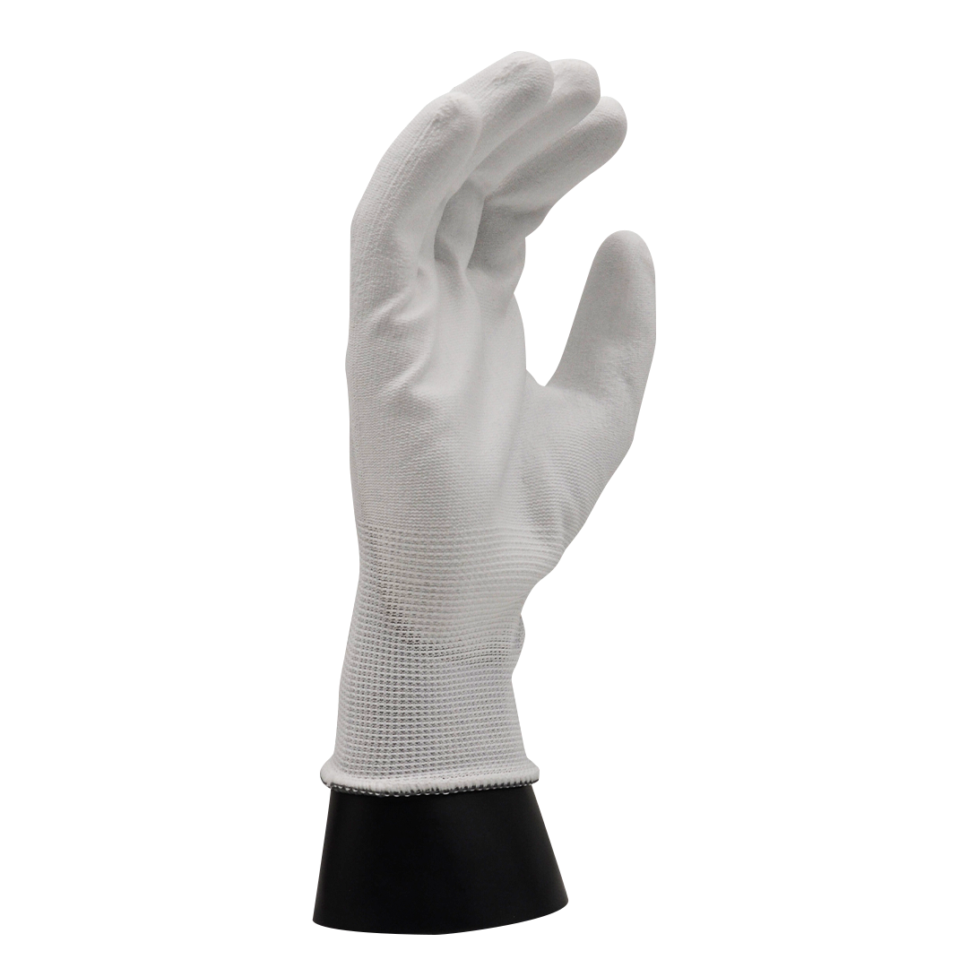 Guante Poliéster Recubierto de Poliuretano (Par) Blanco HL-130W - 1
